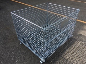 お値打ちメッシュパレット　電気メッキ   W1200×L1000×H900(ﾋﾟｯﾁ50×50)